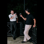 BLACK ADJUSTABLE STRAIGHT FORMAL PANT