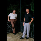 CHOCOLATE BROWN ADJUSTABLE STRAIGHT FORMAL PANT