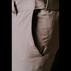 STONE GREY ADJUSTABLE STRAIGHT FORMAL PANT