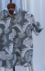 GREEN CANOPY HALF SLEEVE SHIRT